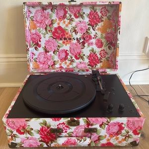 Crosley Radio Keepsake Portable Turntable - Pink Floral